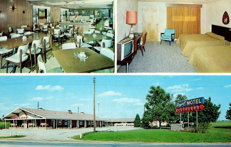 Mark III Grille & Bar and Inn (Royal Motel & Restaurant) - Vintage Postcard